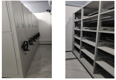 移動密集架現(xiàn)場圖 移動密集架現(xiàn)場