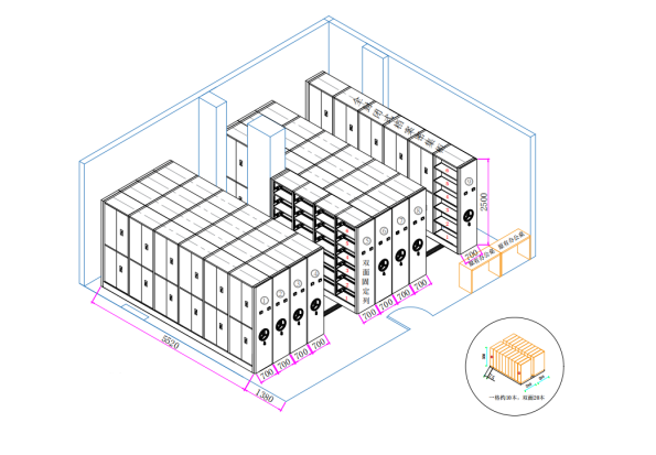 檔案密集架深化圖 檔案密集架深化圖